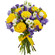 bouquet of yellow roses and irises. Malaysia