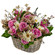 floral arrangement in a basket. Malaysia