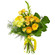 Yellow bouquet of roses and chrysanthemum. Malaysia